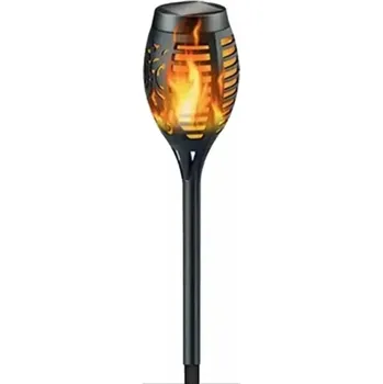 Venkovní osvětlení Solární lampa - Pochodeň zapichovací se soumrakovým senzorem Velká XXL