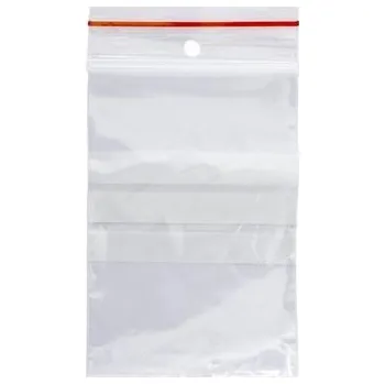 Sáček na potraviny Rychlouzavíratelné sáčky Q-Connect - 7 x 10 cm, 100 ks, s pruhy