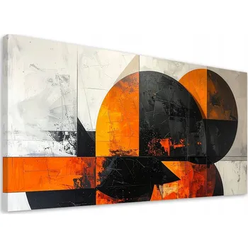 Obraz Obraz do obýváku, kanceláře, kuchyně, Abstraktní kruhy tvary 80x40