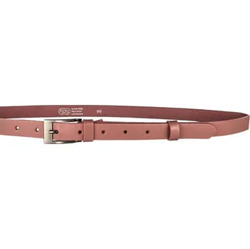 Opasek PENNY BELTS Kožený opasek 20-183-503 růžový - 75 cm