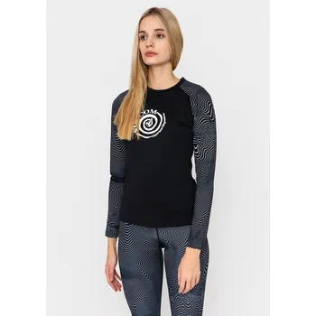 Dámské termo spodky Volcom V Science Crew (black white) L, černá