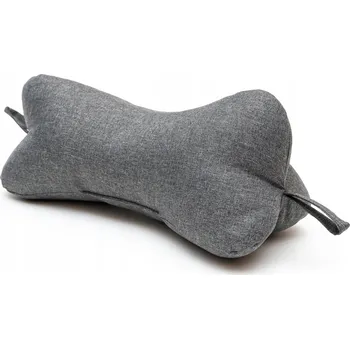 Polštář Polštář na spaní na boku Kost 100% Puch 37x17 cm Polštář Pod krk Šedý