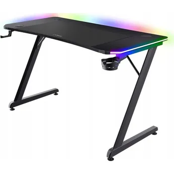 Počítačový stůl TRUST Herní stůl RGB GXT 710 Luminus Pro
