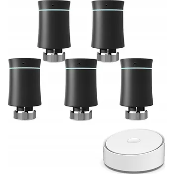 Hlavice pro radiátor Termostatická hlavice Zigbee Tuya 5ks v 1 Brána