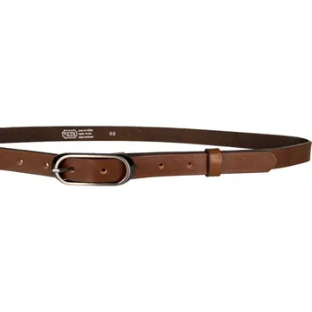 Opasek PENNY BELTS Kožený opasek 20-175-48 hnědý - 80 cm