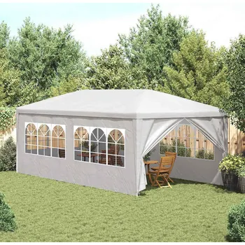 Zahradní stan vidaXL Party stan 3 x 6 m [90336] Barva: Bílá