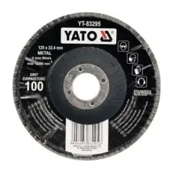 Brusný kotouč YATO - Lamelový kotouč korundový brusný 125 x 22.2mm P60