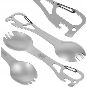 Příbor Sada příborů M-Tac Lžíce-Vidlička s karabinou