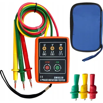 IP kamera Měřič pořadí fází, fázoměr 3-fázový AC SM852B 60V~600V