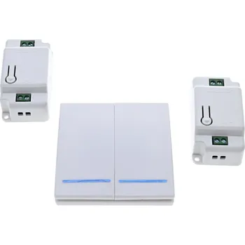 vypínač EgoTrip SmartLife moderní bezdrátový dvojitý RF spínač 230 V
