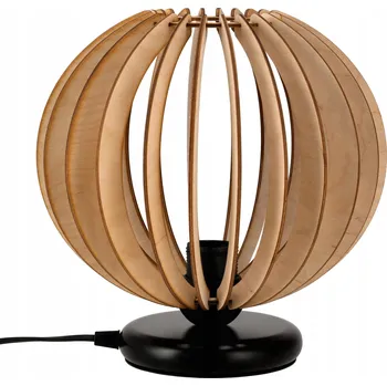 Lampička Lampka Noční Biurkowa Lampa LED CZARNA 1xE27 1,5m