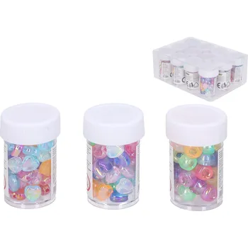 Dětské navlékací korálky Barevné plastové korálky v tubě