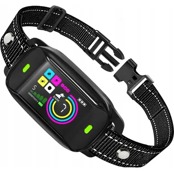 Obojek pro psa ELEKTRICKÝ OBOJEK PROTI ŠTĚKÁNÍ PRO PSA, OBOJEK TLUMÍCÍ ŠTĚKOT S DOTYKOVOU OBRAZOVKOU