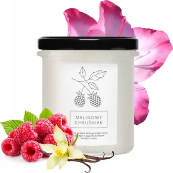 Svíčka Tradiční sójová svíčka Malinový Chruśniak Hagi Cosmetics 1 ks