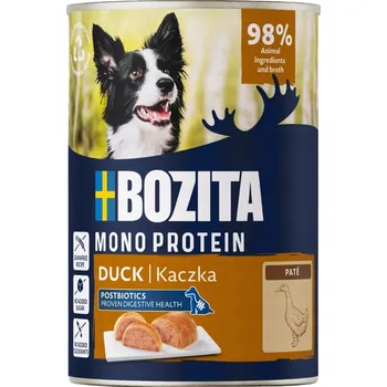 Krmivo pro psa Bozita Mono protein Duck 400g krmivo pro psa s postbiotiky, konzerva, kachna