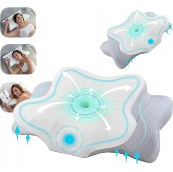 Polštář ERGONOMICKÝ ORTOPEDICKÝ POLŠTÁŘ DVĚ VÝŠKY, ODOLNÝ PROTI ALERGIÍM