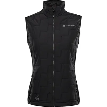 Dámská vesta Alpine Pro Nerca Dámská merino vesta LVEE102 černá XXL