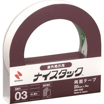Oboustranná lepicí páska Nichiban na venkovní použití - 20 mm x 5 m