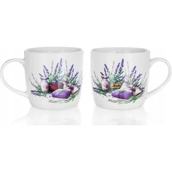 Hrnek Banquet levandule keramický 360 ml