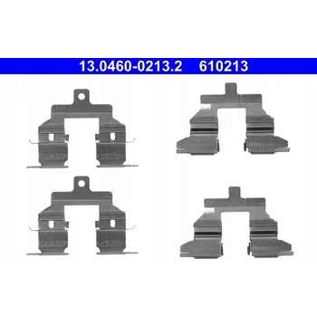 Přislušenství brzdového systému Sada příslušenství, obložení kotoučové brzdy ATE 13.0460-0213.2