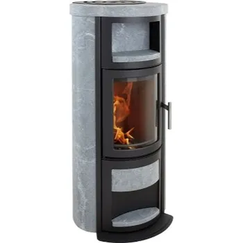 Krbová kamna HETA Scan-line Turin mastek černý lak