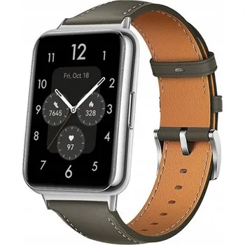 Řemínek na hodinky KOŽENÝ ŘEMÍNEK ŘEMÍNEK PRO HUAWEI WATCH FIT 2