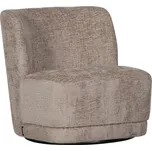 Světle hnědé sametové křeslo Atty – WOOOD ID_1606096