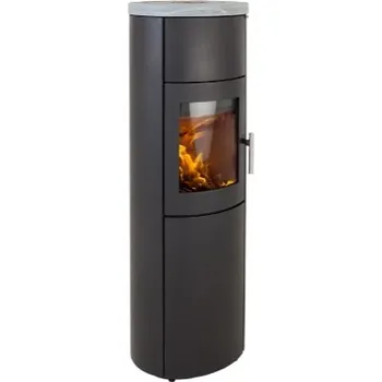 Krbová kamna HETA Scan-line 840S šedý lak a horní deska mastek