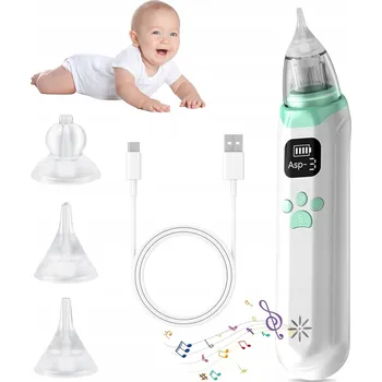 Kojenecká hygiena ELEKTRICKÁ ODSÁVAČKA NOSU a UŠÍ vysavač RÝMY s regulací výkonu