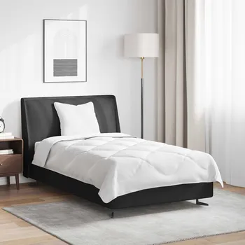 Povlečení Přikrývka s polštářem 2 pcs Bílá Mikrovlákno Bílá3376581