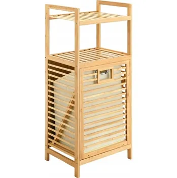 Koš na prádlo KOŠ NA PRÁDLO BAMBUSOVÝ 43 L - NA ŠPINAVÉ PRÁDLO