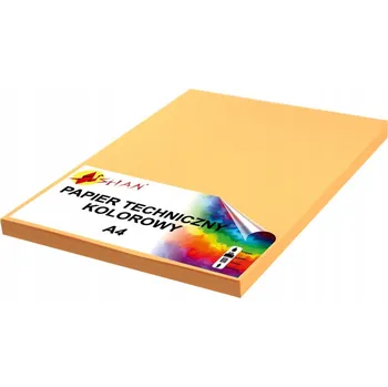 Kancelářský papír Technický papír A4 160g žlutý chamois 50 listů