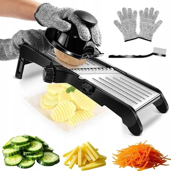 Kráječ zeleniny PROFESIONÁLNÍ KRÁJEČ NA ZELENINY A OVOCE, STRUHADLO S NASTAVENÍM