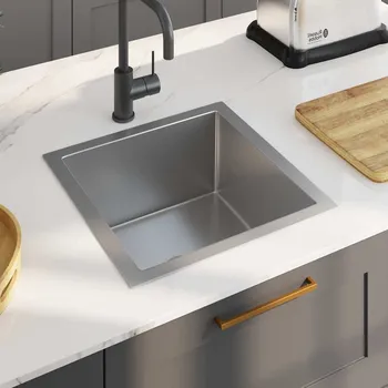 Nerezový dřez vidaXL Ručně vyrobený kuchyňský dřez nerezová ocel - 8719883603278