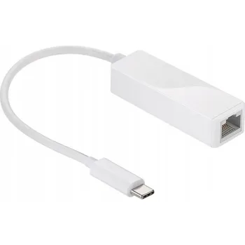 Adaptér Goobay 56743 USB-C RJ-45 bílý