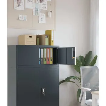 Zásuvkový kontejner vidaXL Kartotéka 90 x 40 x 40 cm ocel [339716] Barva: antracitová