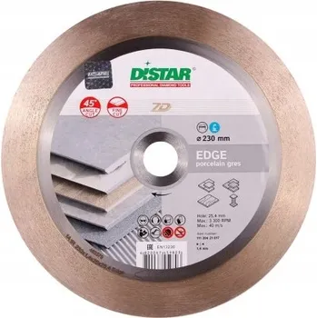 Řezný kotouč Distar diamantový řezný kotouč Edge 230x25.4mm 421017 pro dlažbu a porcelán
