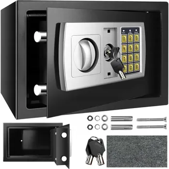 Trezor MINI DOMÁCÍ DOMÁCÍ TREZOR 8,5L MOŽNOST MONTÁŽE DO SKŘÍNĚ NEBO DO PODLAHY, NA DOKUMENTY