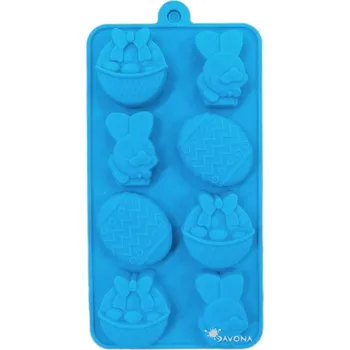 Forma na odlévání HobbyFun Silikonová forma na odlévání - vajíčka a zajíček