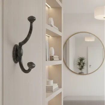 Věšák Giusti Rustikální věšák PLUTO / Antique black