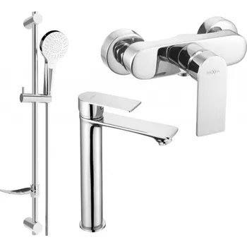 Vodovodní baterie Mexen Royo DF05 sprchová sada, chrom - 72214DF05-00 Bateriové soupravy