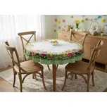 Velikonoční vzorovaný ubrus na stůl EASTER COLOR O 130 cm Mybesthome