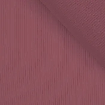 Zbytek - Konfekční žebrovaný úplet nový OSKAR tmavá starorůžová № 88