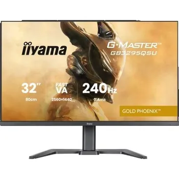 Monitor iiyama G-Master/GB3295QSU-B1/31,5"/VA/QHD/240Hz/0,4ms/Černá/3R