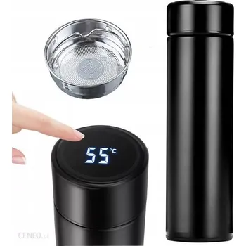 Termoska Termohrnek Przydasie.pl černý 500 ml nerezová ocel LCD