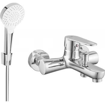 Vodovodní baterie Mexen Kama R05 vanová baterie se sprchovou soupravou, chrom - 7253R05-00 Bateriové soupravy