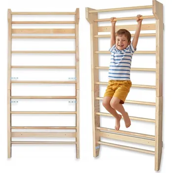 Žebřík DŘEVĚNÝ ŽEBŘÍK NA CVIČENÍ UNDERFIT 195X80cm