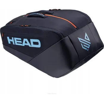 Tenisová taška Tenisová taška thermobag Head Pro Racquet Bag XL, tmavě modrá, pro 12 raket