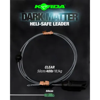 KORDA Koncová Montáž Dark Matter Leader Heli Safe 18,1 kg 1 m Clear