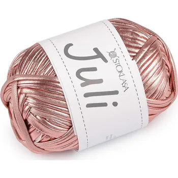 Galanterie Pletací příze Juli metalická 100 g